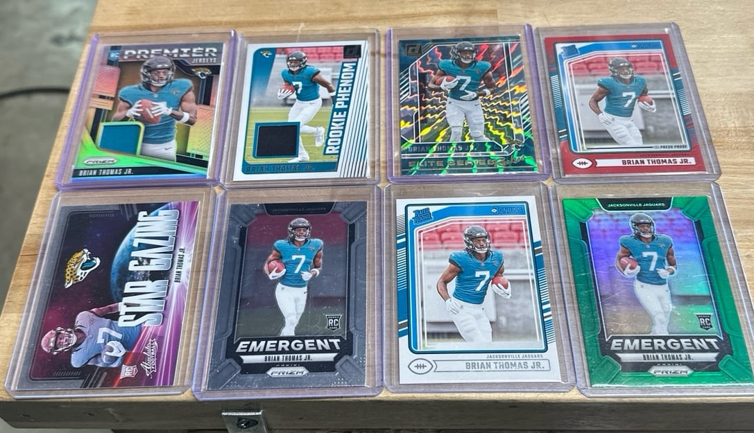 Brian Thomas Jr card lot