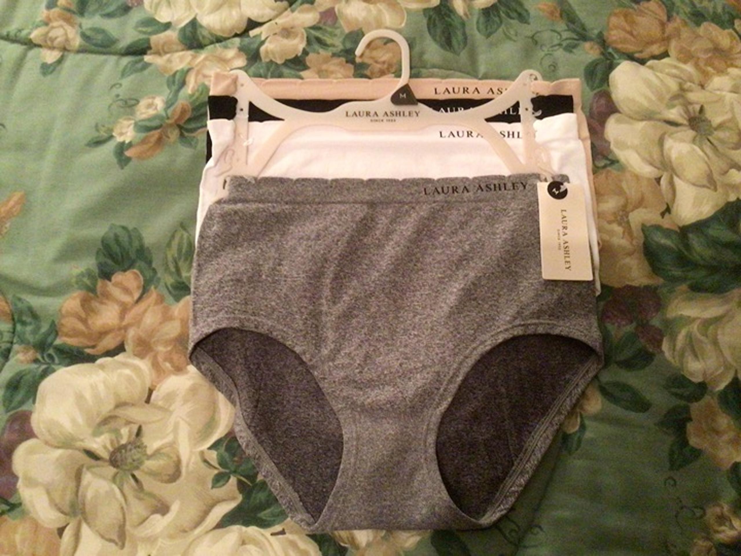 NWT Laura Ashley underwear briefs size  medium 4 pair