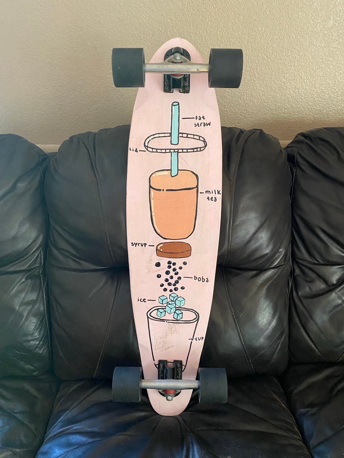 Riviera long board skateboard