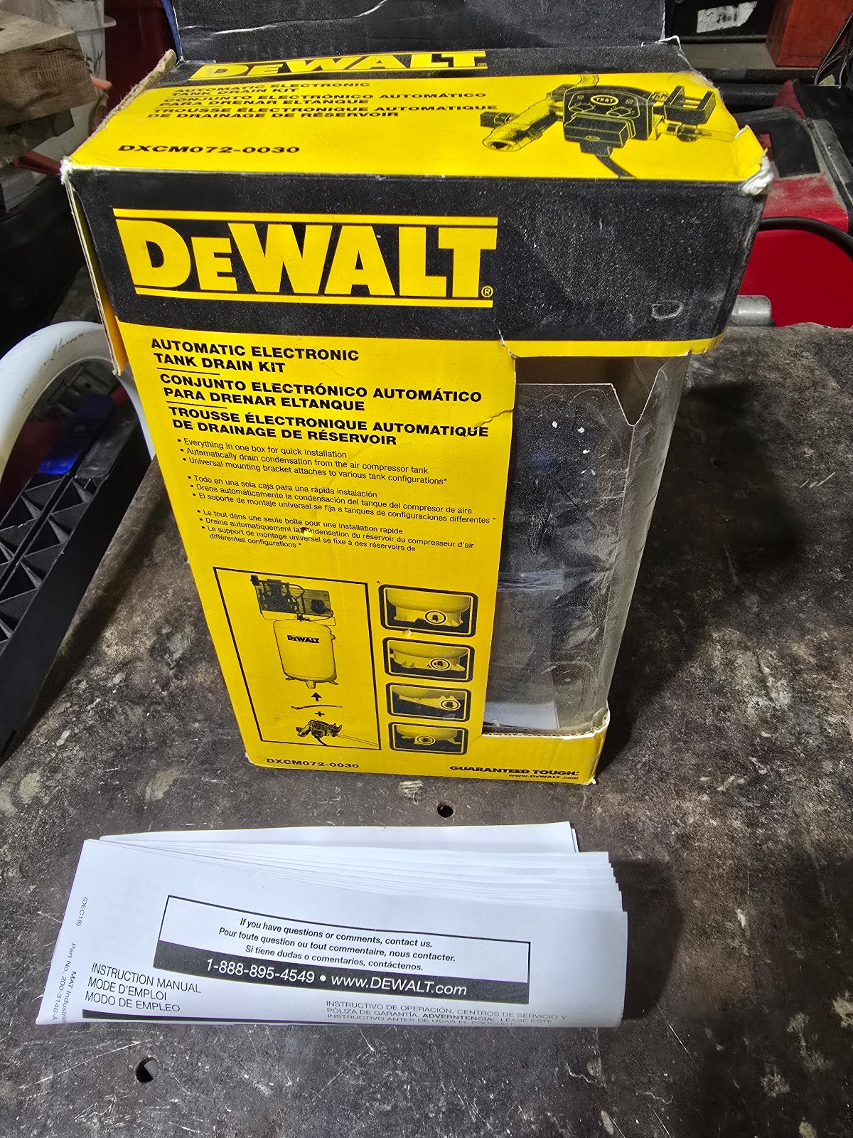 DeWALT Auto Electronic Tank Drain, DXCM072-0030 Automatic
