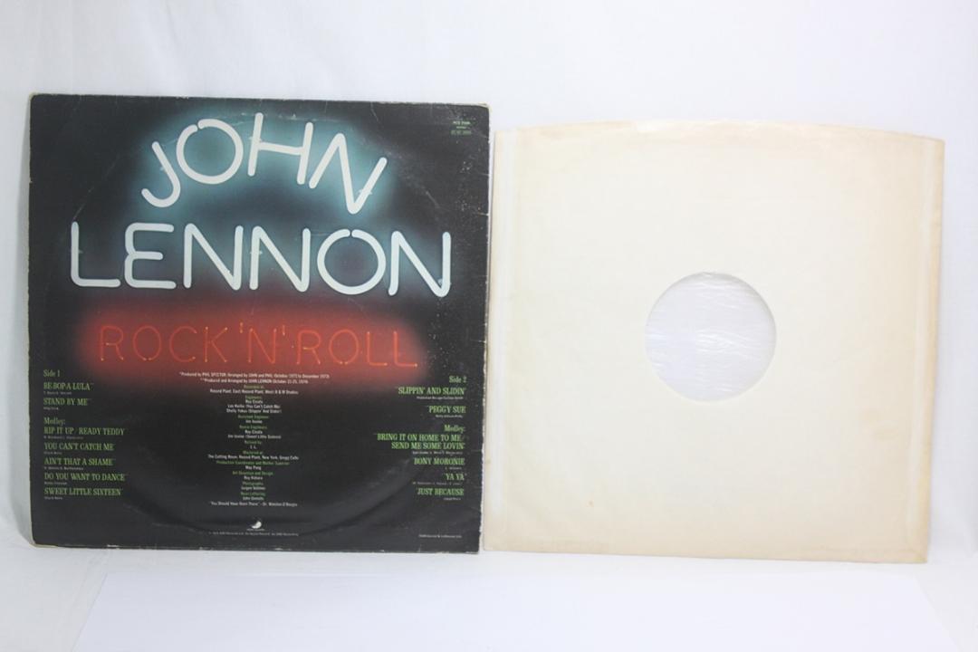 大人の上質  Lennon John Rock Stereo LP UK Roll 'N' 洋楽