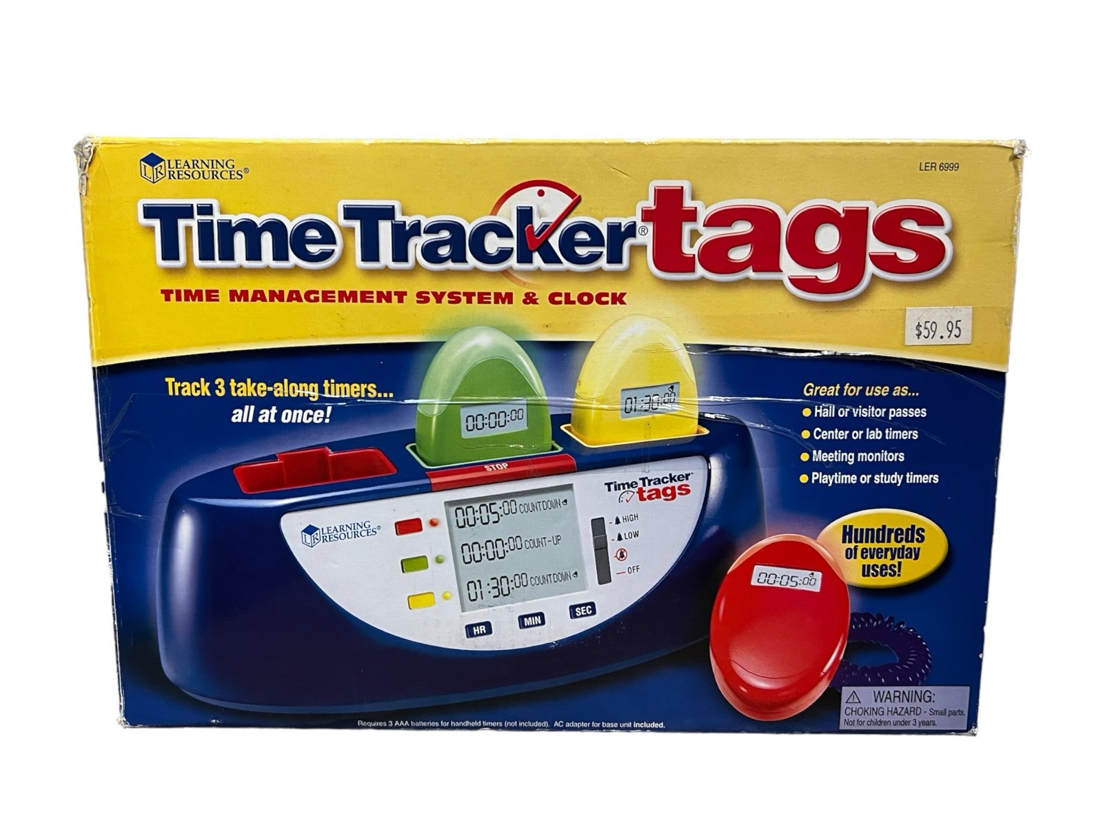 Time Tracker Tags Learning Resources Time Management System & Clock New Open Box
