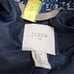 J. Crew Navy Blue & White Tweed Wool Blend Mid Length Coat Size 00