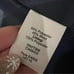 J. Crew Navy Blue & White Tweed Wool Blend Mid Length Coat Size 00