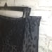 Sandro Sportswear Women's 12 Black Animal Print Dark Denim Tiered Flare Skirt