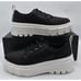 Sorel Womens Size 10 Caribou X Black Leather Waterproof Platform Shoes Sneakers