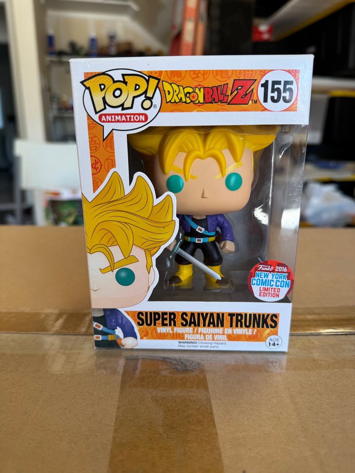 Super Saiyan Trunks Funko Pop #155 NYCC Exclusive