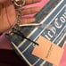 Juicy Couture blue and white shoulder bag