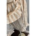 Women's J Crew striped ruffle detail wrap skirt size 2