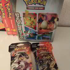Pokemon generations binder and empty packs