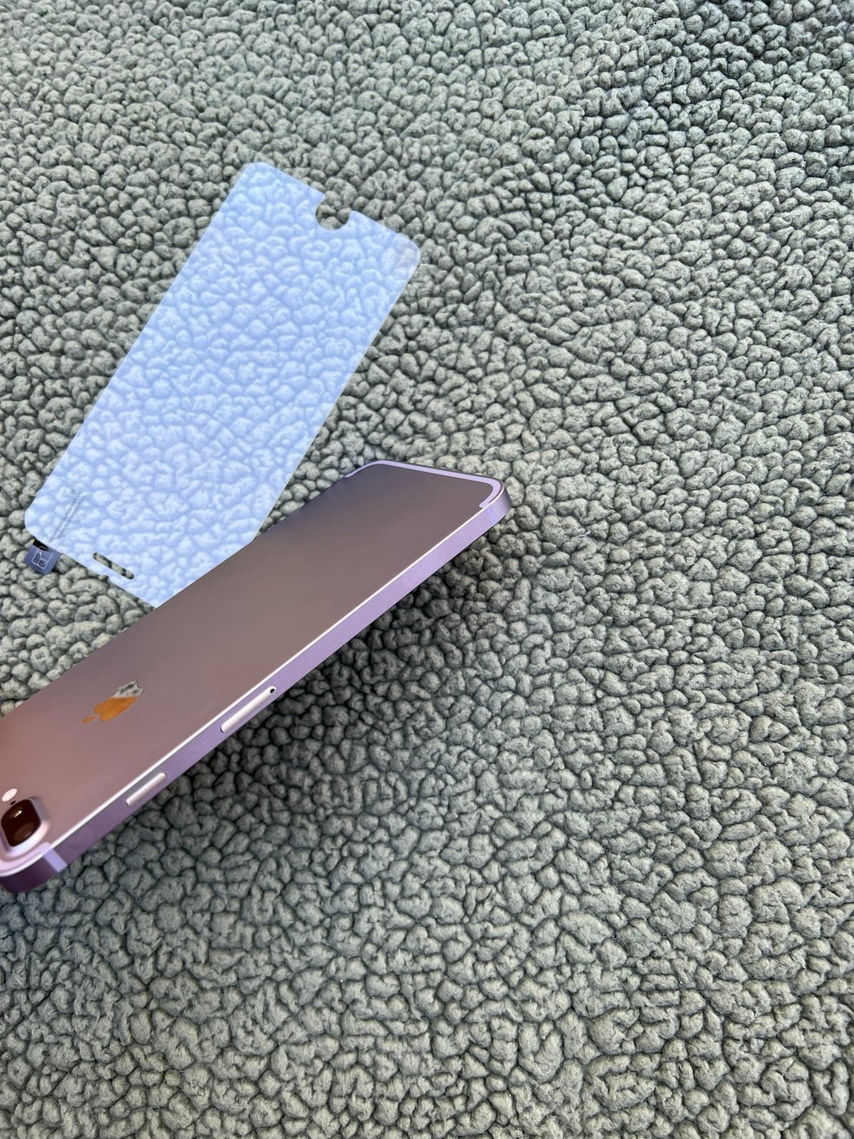 Apple iPhone 7 Plus 128 Unlocked  Custom  Purple Dark Square Shape  12 14 15 - detail