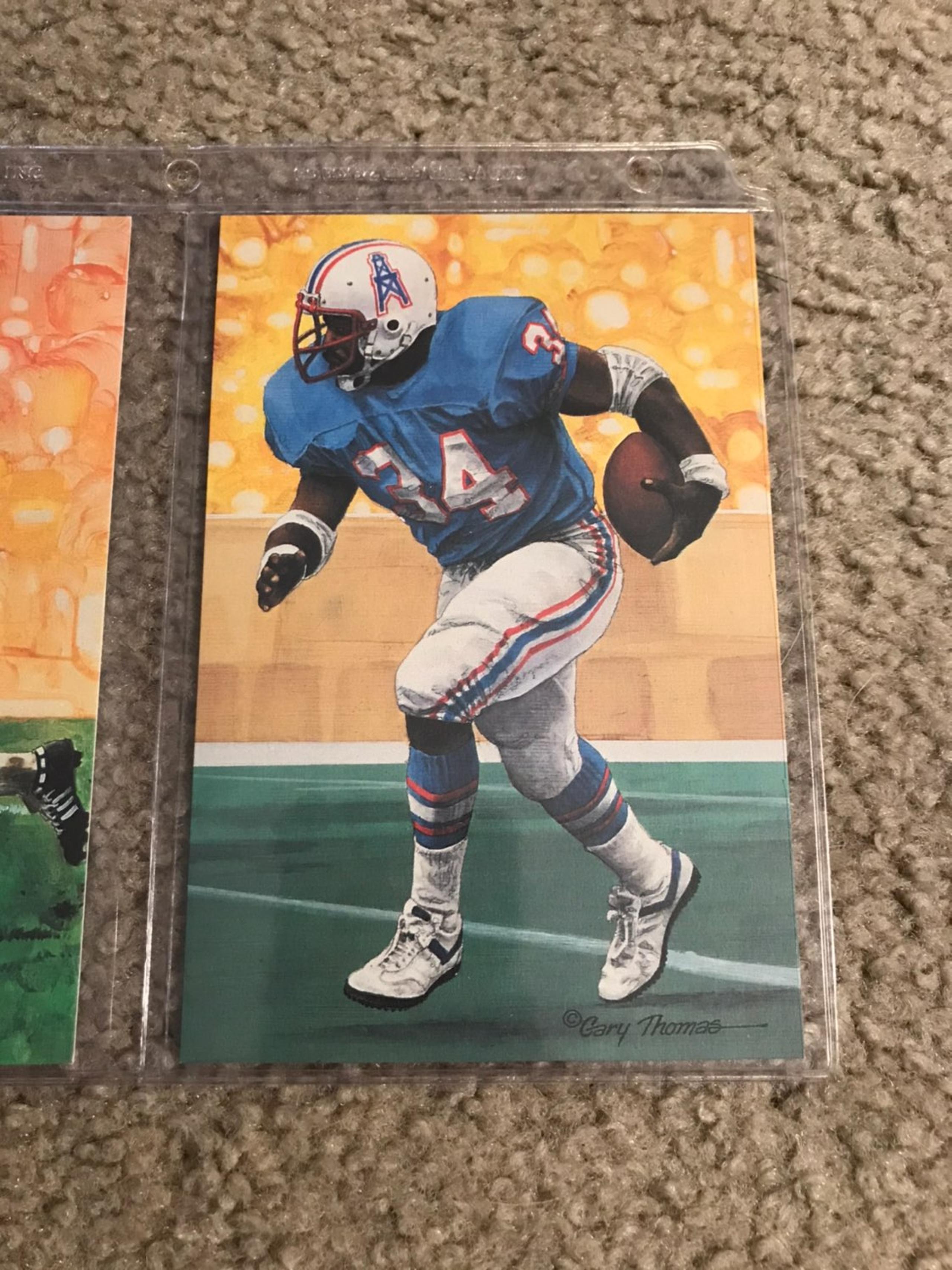 Earl Campbell Goal Line Art