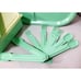 Vintage 1995 Green Picnic Hard Cased Picnic Box Containers Plates Utensils