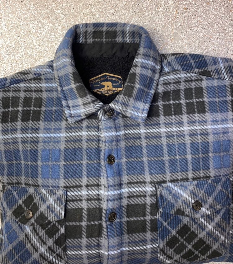 Freedom Foundry Sherpa Lined Shirt Jacket