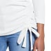 Wit & Wisdom Side Ruched Thermal Knit Top Large Grey