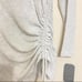 Wit & Wisdom Side Ruched Thermal Knit Top Large Grey