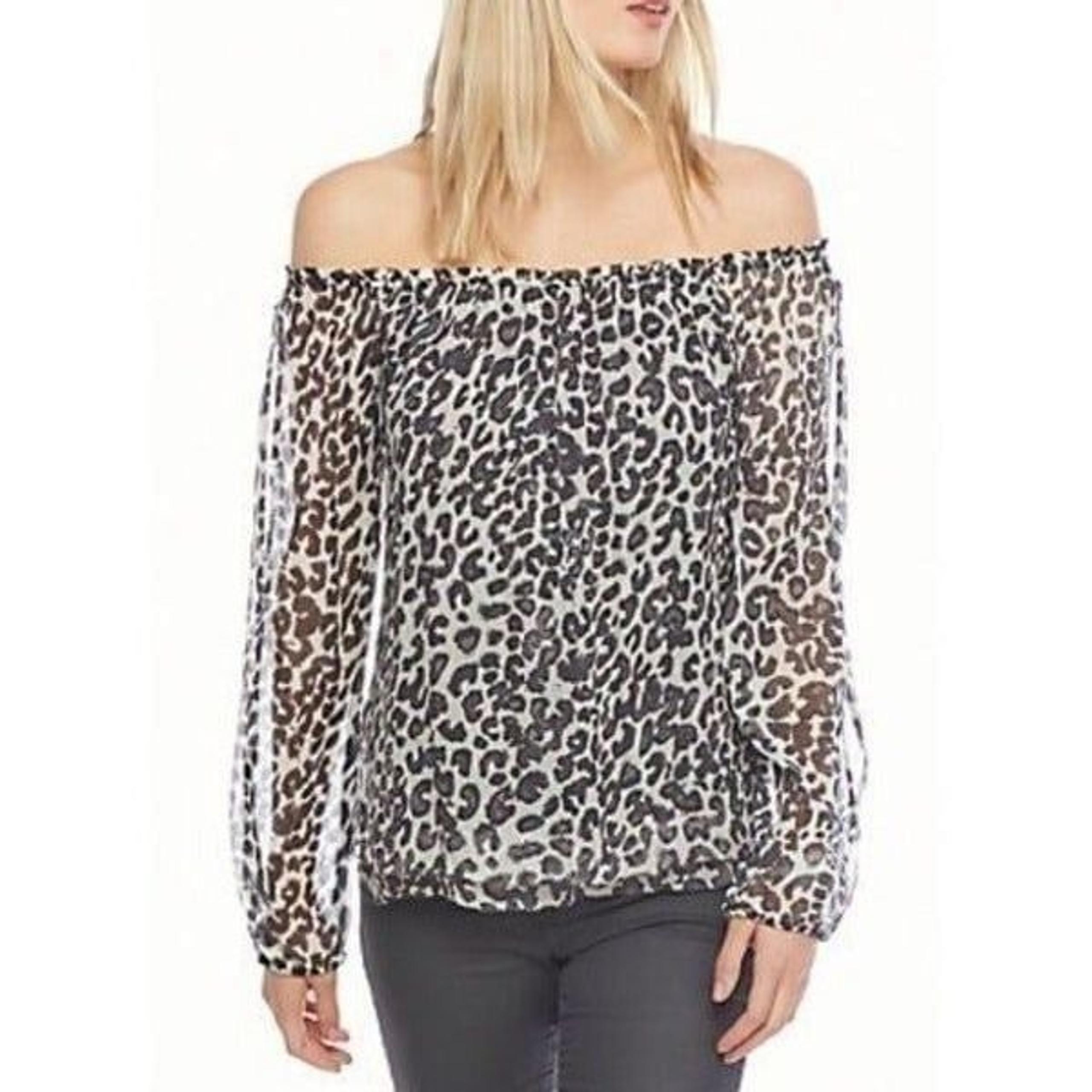 NWT Sanctuary Chantel Leopard Top Sz S