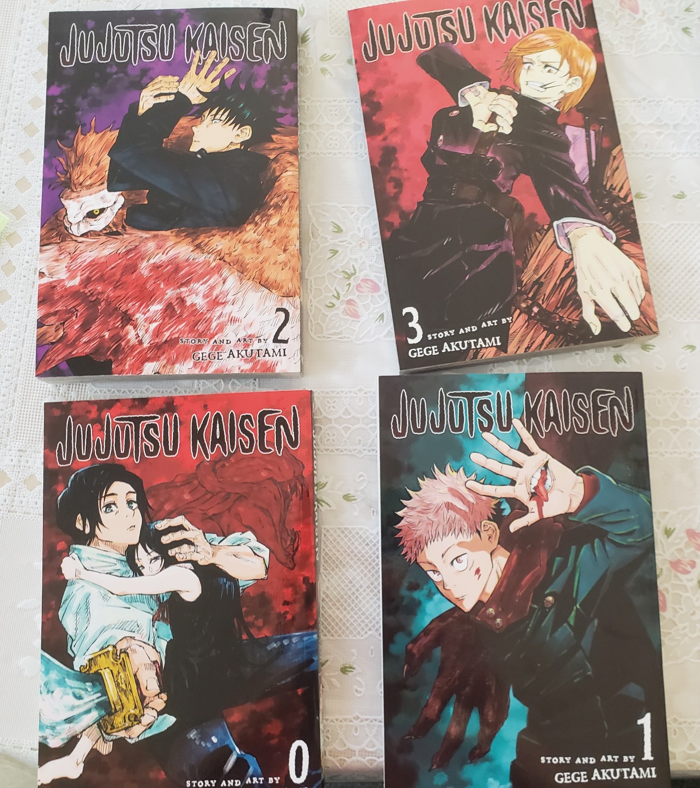jujutsu kaisen manga (0-7)