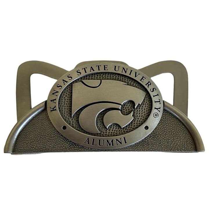 KSU Kansas State University Wildcats Alumni Business Card Holder Metal
