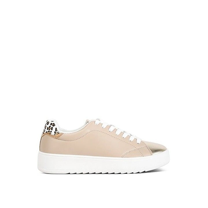 Dory Metallic Accent Sneakers - Tan US 5,6,7,8,9,10