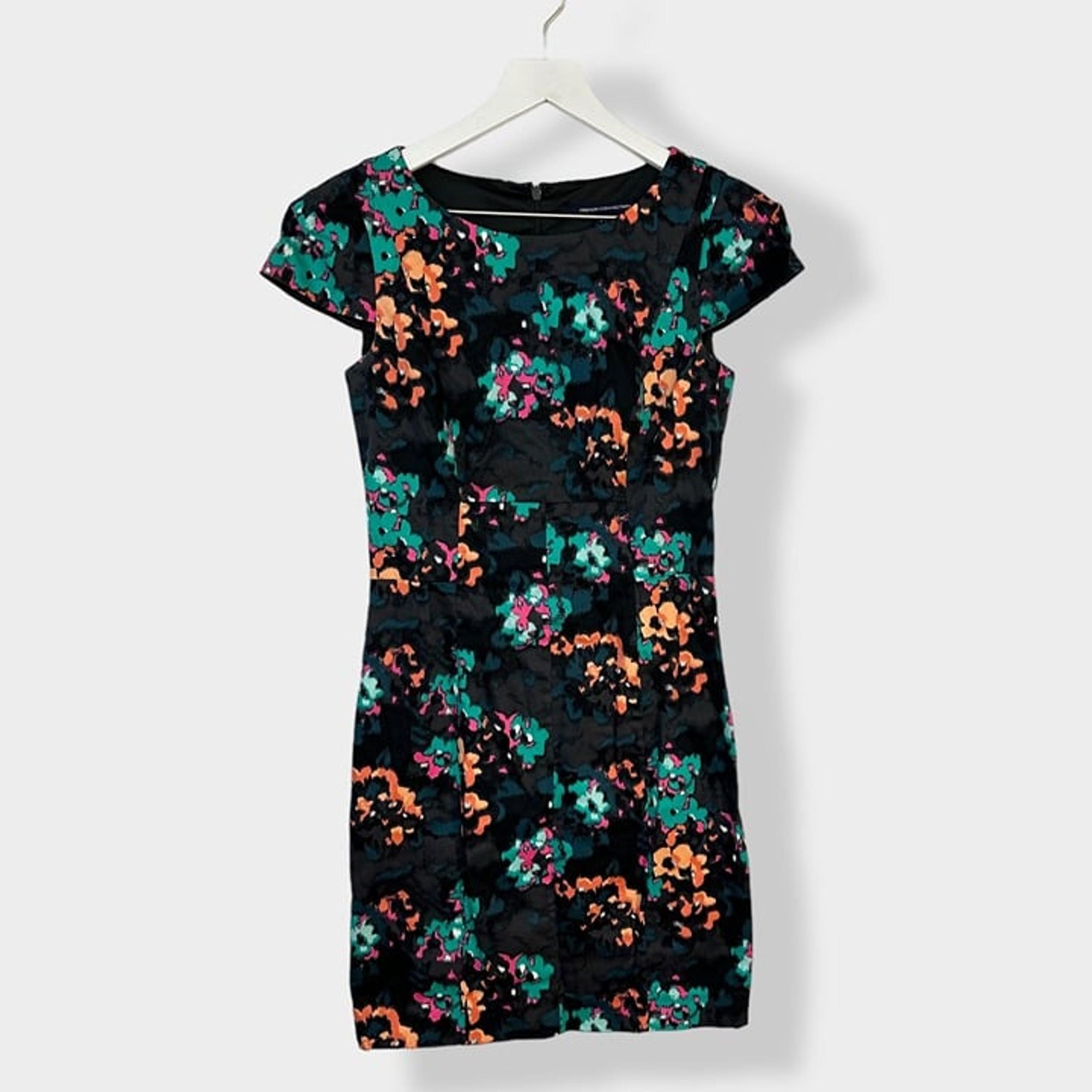 French Connection Cap Sleeve Floral Dress 8