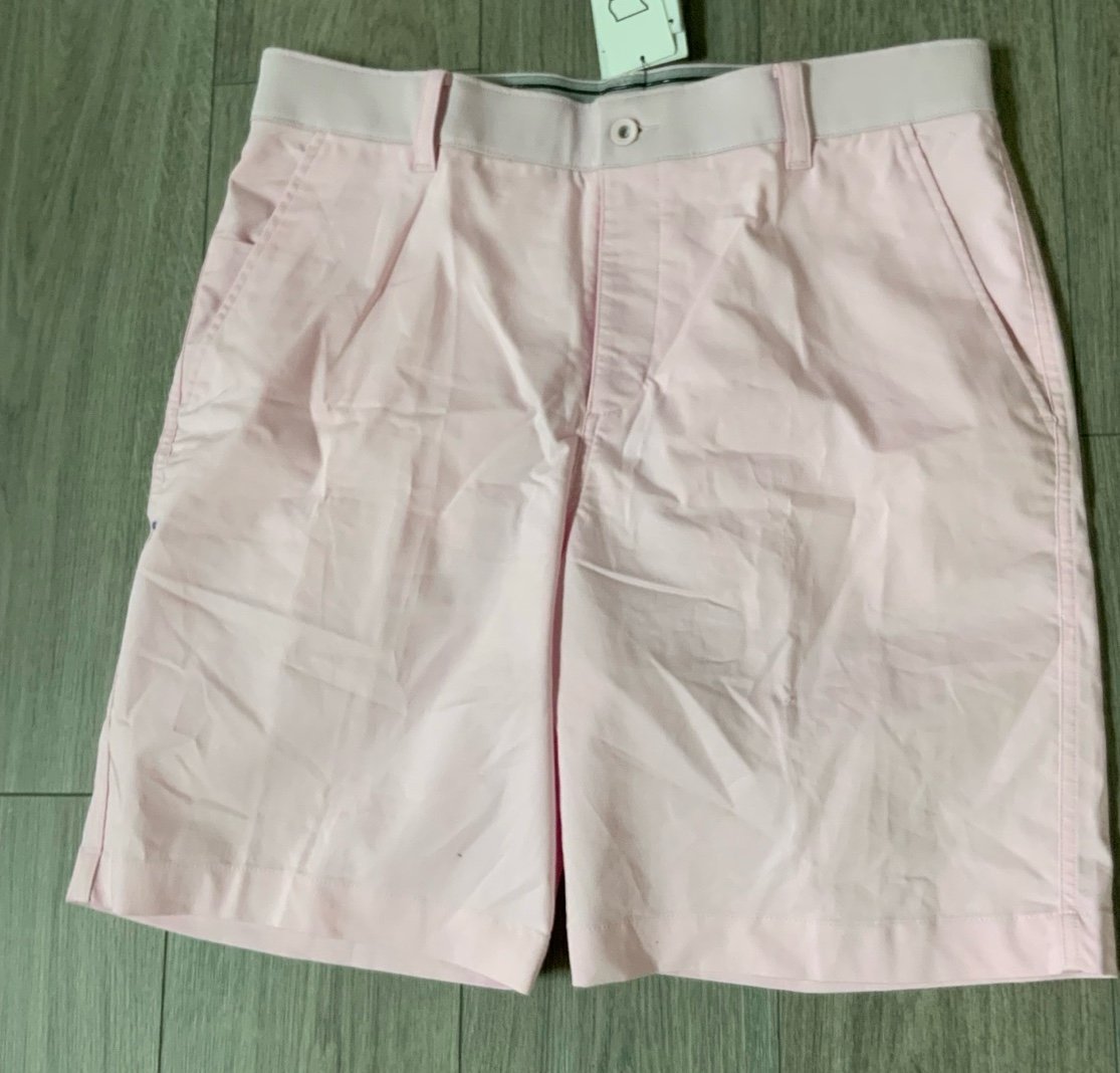 NEW Nike Dri-FIT Men's Golf Shorts Sz Medium 34” Light Pink 10 Inseam Preppy