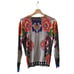 Etro V-Neck Floral Print Sweater
