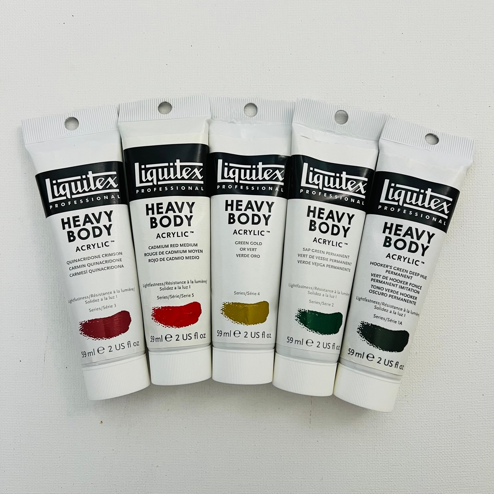 New liquitex Heavy Body Acrylic x 5