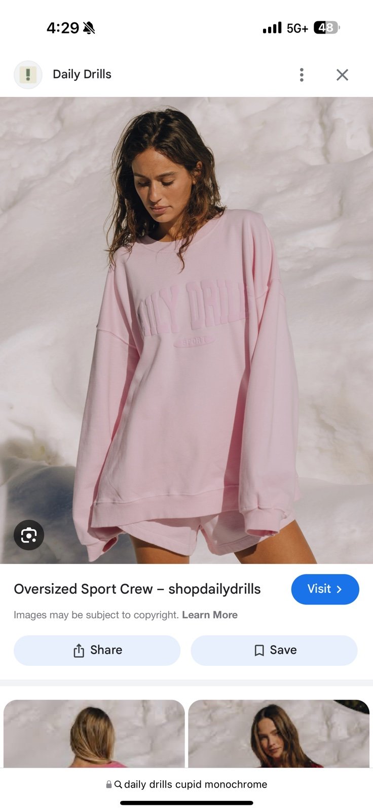 Daily Drills Cupid Monochrome Sweatshirt