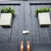 2 Packs Metal Wall Planter with Artificial Plants