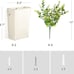 2 Packs Metal Wall Planter with Artificial Plants