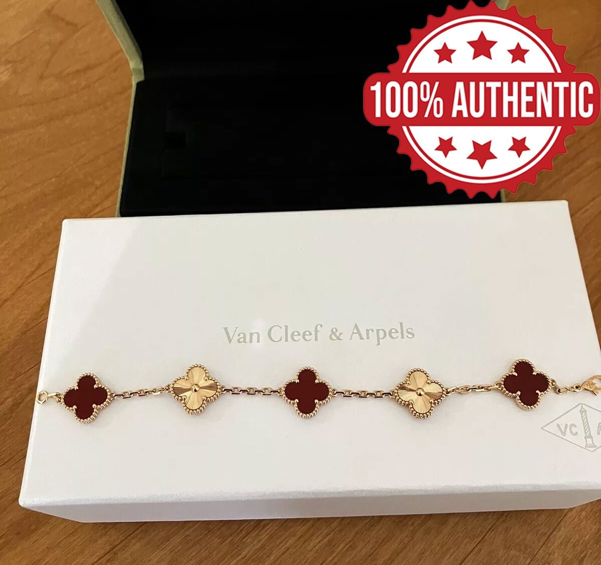 Authentic Rose Gold Guilloche Bracelet