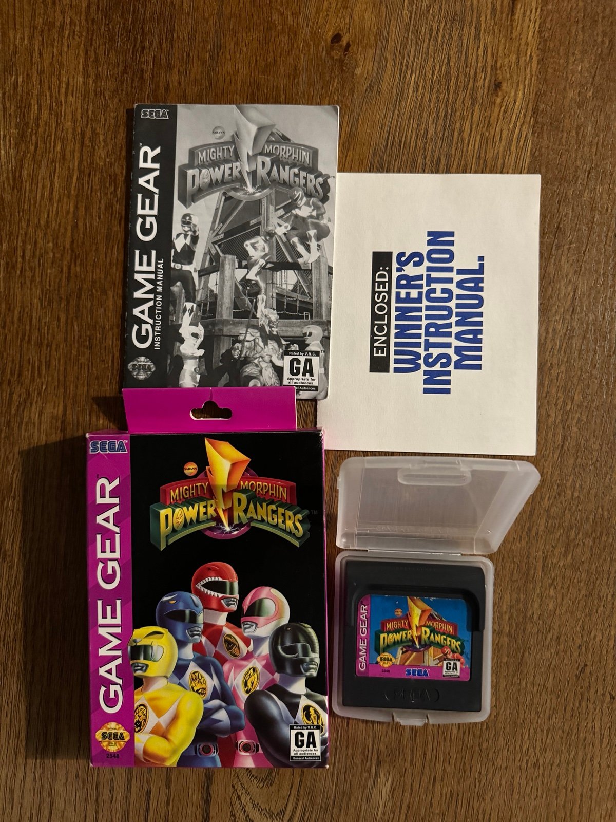 Mighty Morphin Power Rangers for Sega Game Gear