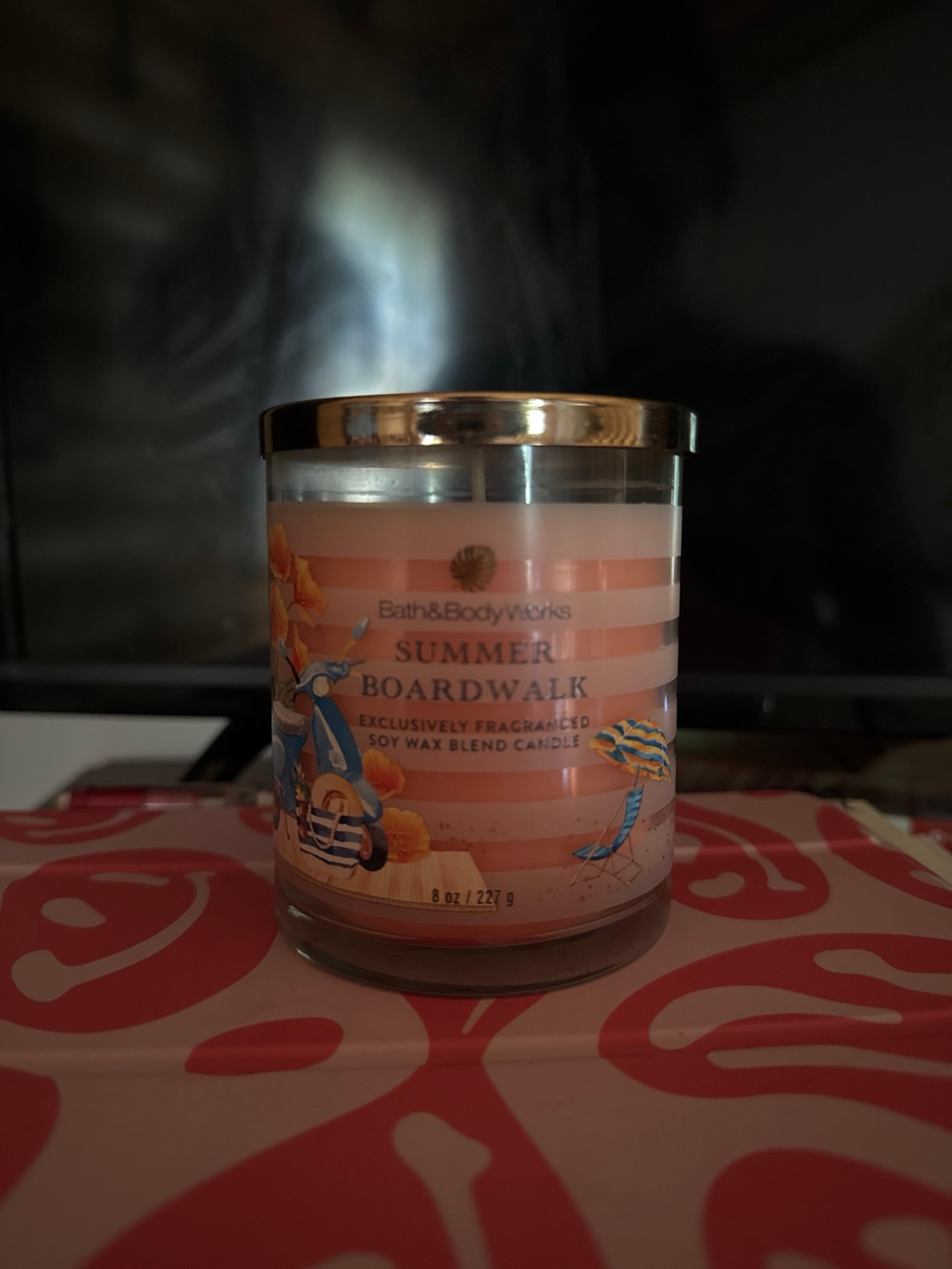 BBW Summer Boardwalk Single-Wick Candle