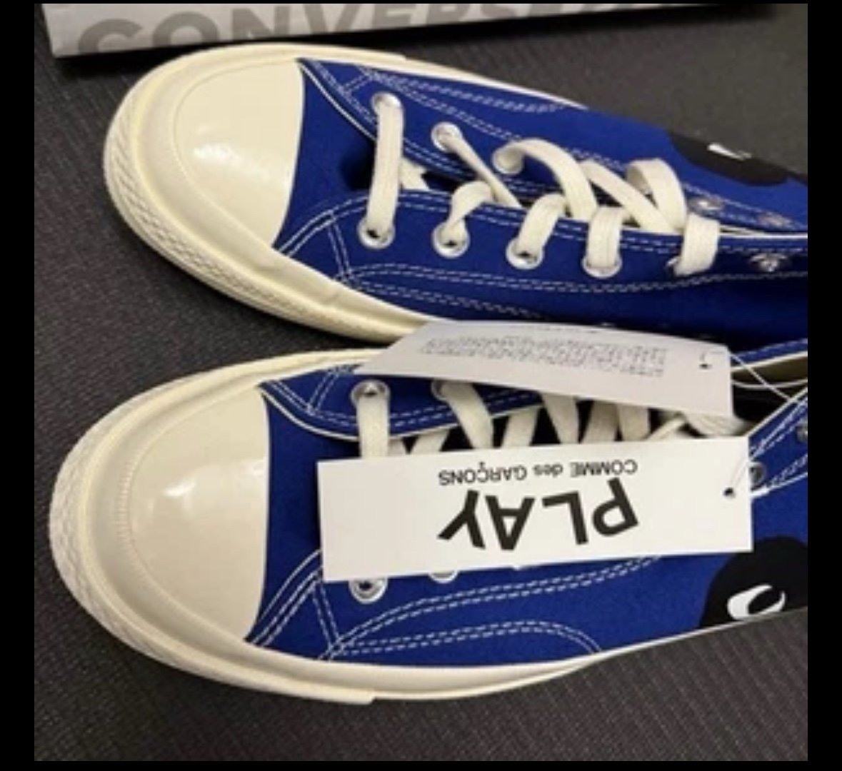 NEW Converse x Comme des Garçons PLAY Chuck 70 Blue Quartz 171846C SIZE 10