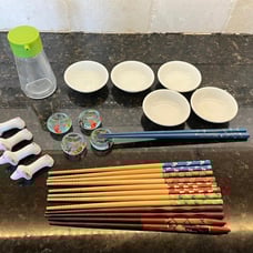 Japanese sushi tableware set