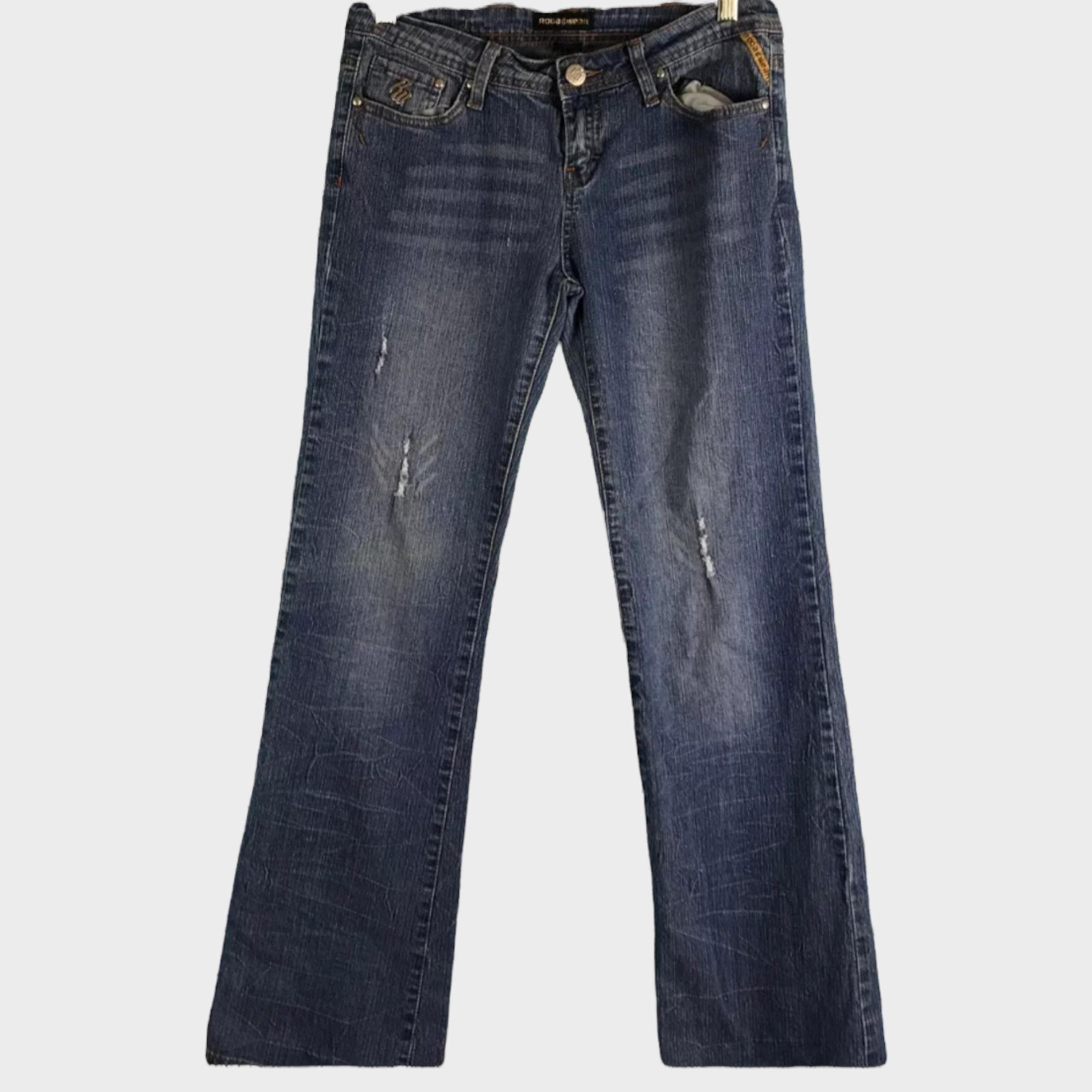 Rocawear Womens Juniors Jeans Blue Size 7 Boot Cut