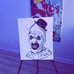 terrifier canvas painting 16x20