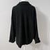 SET ACTIVE Fleece Boyfriend Jacket in Black Activewear Size Medium