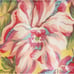 April Cornell Vivian Yellow Pink Floral Tablecloth 54x54 100% Cotton Summer