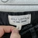 Nili Lotan East Hampton Military Pant 2 Black Gray Tape Sunfade Red Raw Hem 375