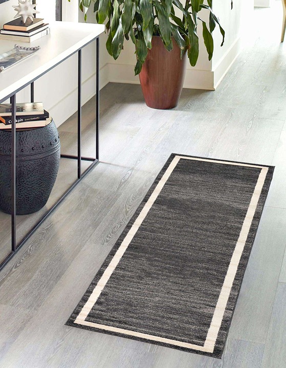 2' 7 x 10 New Area Rug Black H 27330 Home Decorative Art Soft Carpet Collectible