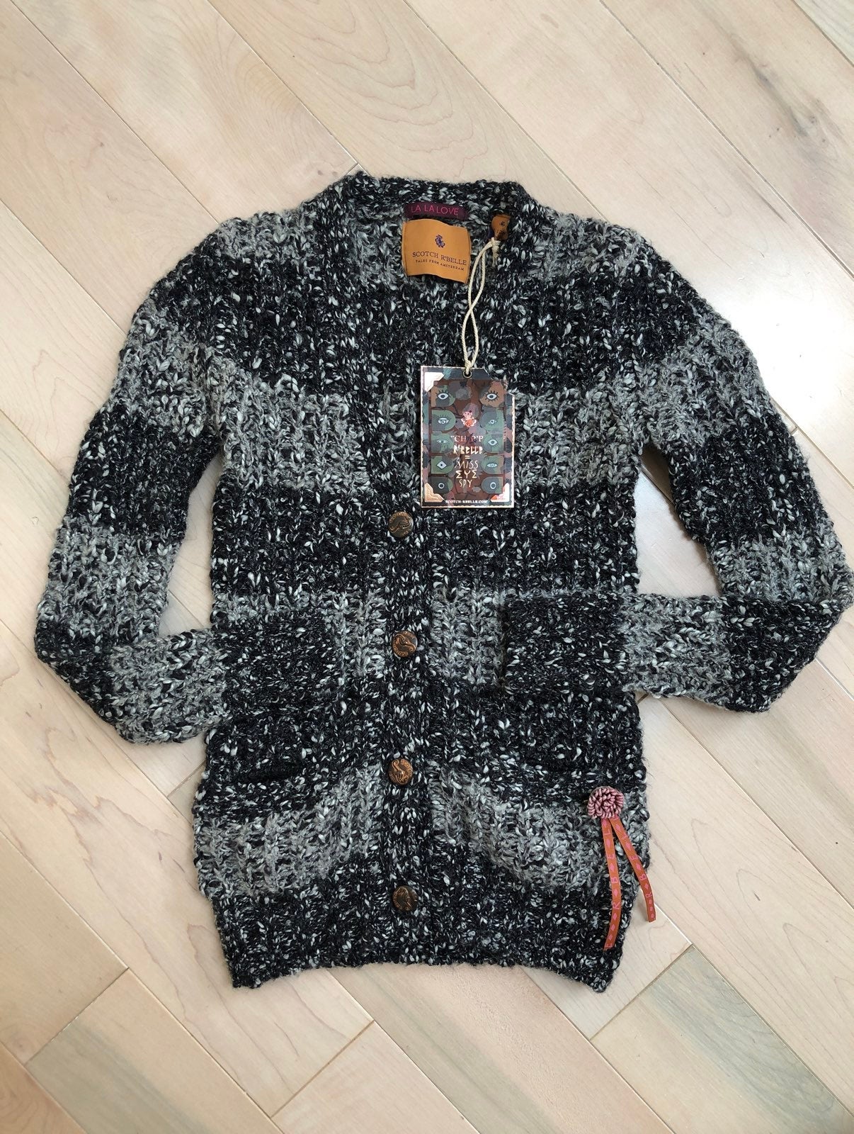120 Girls Scotch R'Belle sz 8 Cardigan