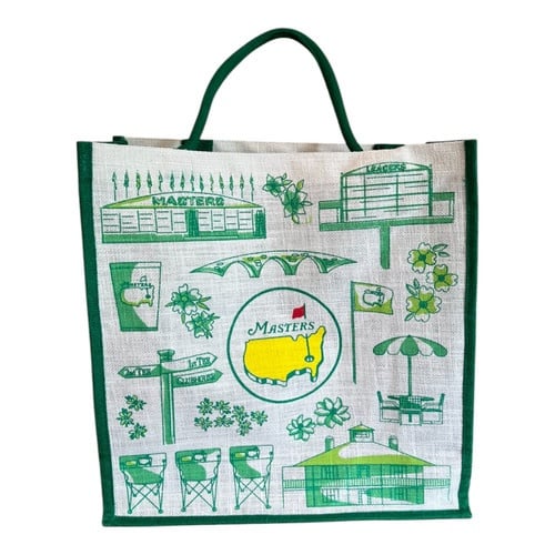 2025 Masters Golf Jute Tote Bag Augusta National New