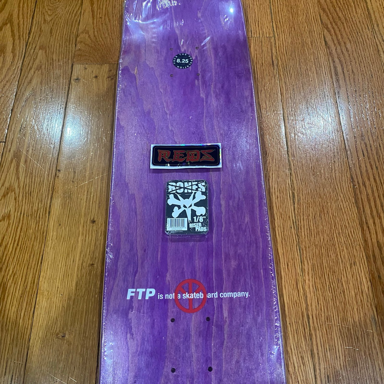 FTP Babylon Skateboard Deck Size 8.25 Brand New Sealed + Free Goodies