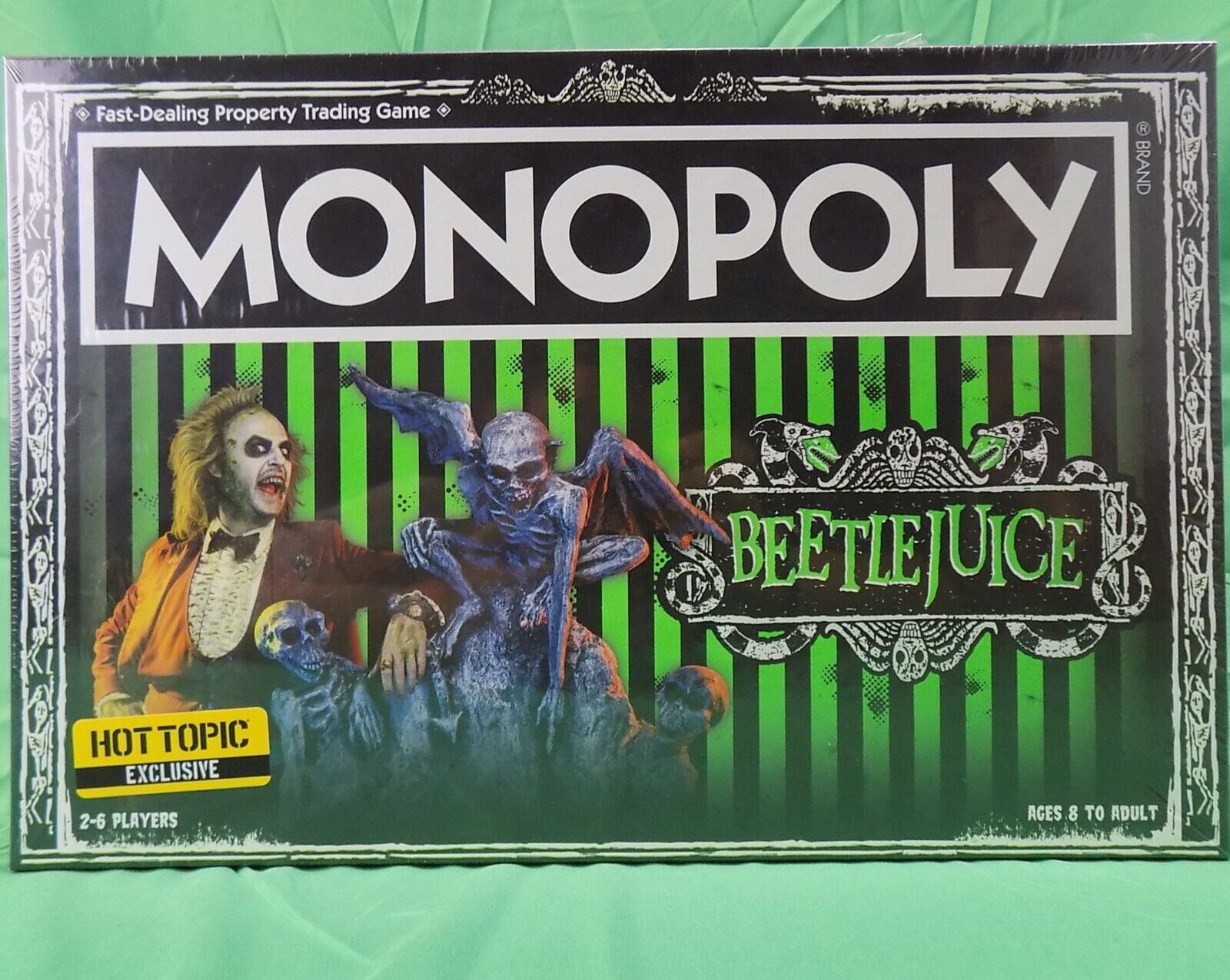 NEW USAopoly Monopoly: Beetlejuice Board Game Halloween
