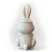 Vintage McCoy Pottery Hocus Pocus Bunny Rabbit Cookie Jar Gray