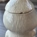 Vintage McCoy Pottery Hocus Pocus Bunny Rabbit Cookie Jar Gray