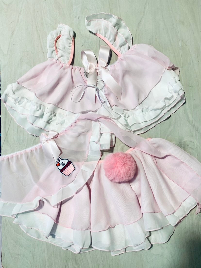 NEW Lolita Kawaii Sexy Bunny Set