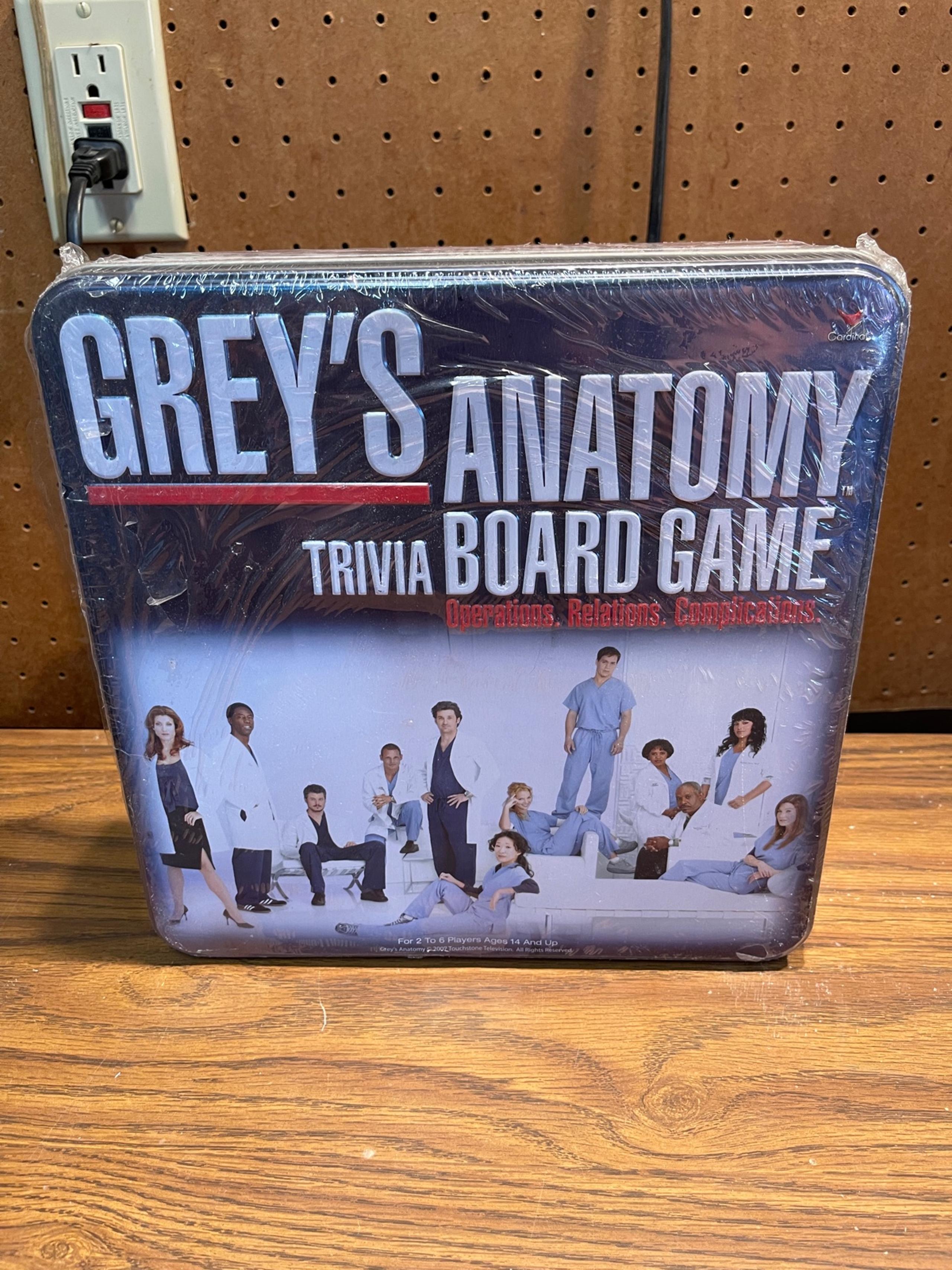 Grey's Anatomy Trivia Board Game Collectors Tin 2007